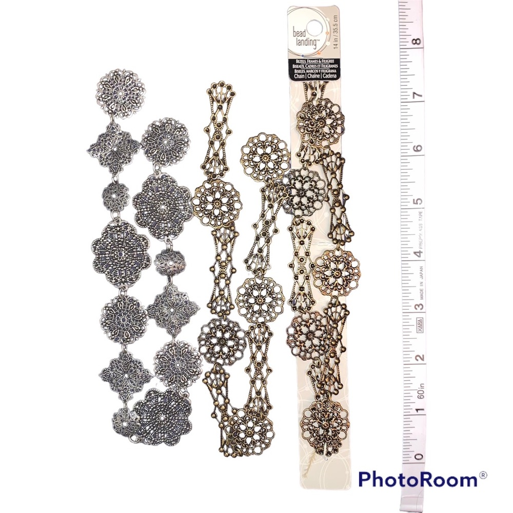Chain Jewelry Making Bezels Frames Filigree